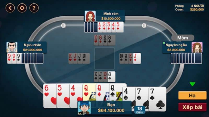 Game Phỏm tại Bay789 còn mang đến cơ hội kiếm tiền thật cho người chơi