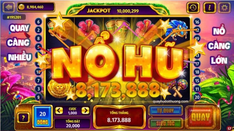 Yếu tố quan trọng làm nên sức hút của game nổ hũ tại Bay789 chính là tỷ lệ trả thưởng rất cao